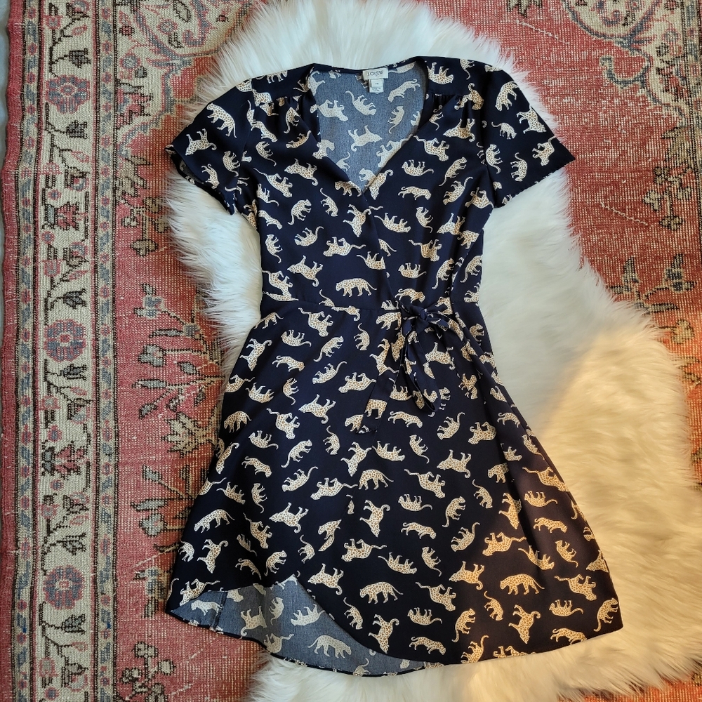 ❌️SOLD❌️J. Crew Cheetah dress
